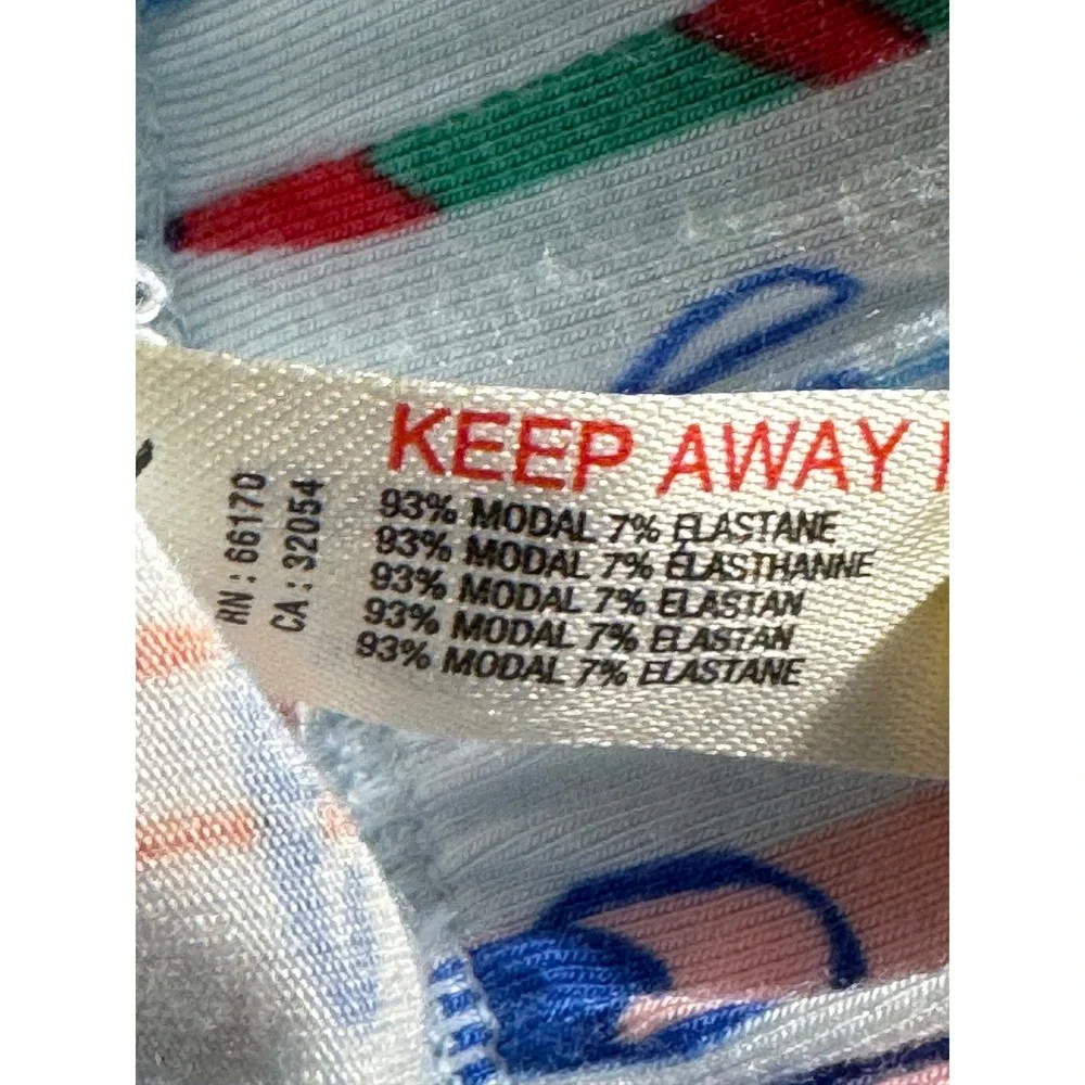 Anthropologie Emily Taylor Ski Ya Later Pajama Pants White Modal Large - Picture 8 of 10